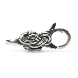 �g���[���r�[�Y Trollbeads �T�{�C�m�b�g�E�N���X�v Savoy Knot Clasp �V���o�[ Silver ���b�N Lock �J�j�J�� ���ߋ�