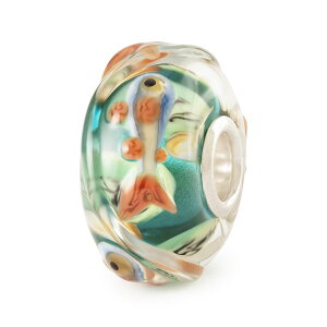 �y�V��z�g���[���r�[�Y Trollbeads �_���V���O �X�P�[���E�r�[�Y Dancing Scales Bead �K���X Glass �J���y �f�B�G�� Carpe Diem