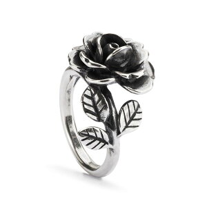 g[r[Y Trollbeads [YO Rose Ring w Vo[ Silver ΂ o KN `[t fB[X Y p jZbNX TCY 8`20