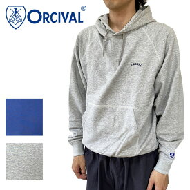 【2025SS】 Orcival オーシバル コットン裏毛 フードプルオーバー メンズ OR-C0432 MAZ