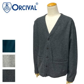 【SALE】Orcival【オーチバル】Vネックカーディガン Men's【OR-C0282 WPJ】