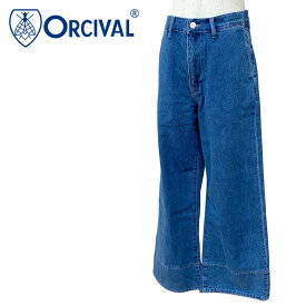 【SALE】【2024SS】 Orcival オーシバル ワイドデニムパンツ レディース OR-E0192 SFD