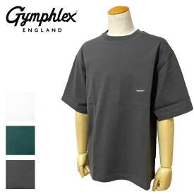 【2024SS】 Gymphlex ジムフレックス ロゴ刺繍 半袖 ビッグTシャツ メンズ J-9271 HWJ