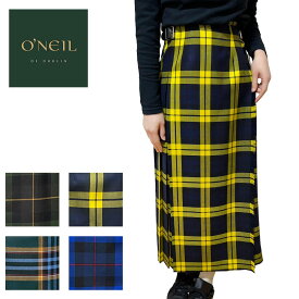 【SALE】【2023AW】O'NEIL of DUBLIN【オニールオブダブリン】ウーステッドウール ロングキルトスカート Lady's【12491】