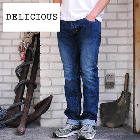 【SALE】DELICIOUS【デリシャス】GERRARD USED WASH(ジェラード ユーズドウォッシュ ストレートデニム)【DP0104-151W】