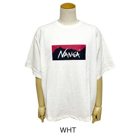 【SALE】NANGA【ナンガ】ECO HYBRID BOX LOGO LOOSE FIT TEE/エコハイブリッド ボックスロゴ ルーズフィットティー Men's【N1Ee】