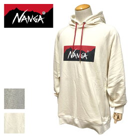 【SALE】【2023AW】NANGA【ナンガ】ECO HYBRID BOX LOGO SWEAT HOODIE / エコハイブリッドボックスロゴスウェットフーディー Men's【N1bh】