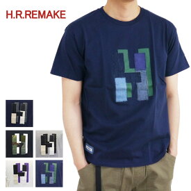H.R.REMAKE【HRリメイク】シャドー Hパッチ Tシャツ Men's【700082799】