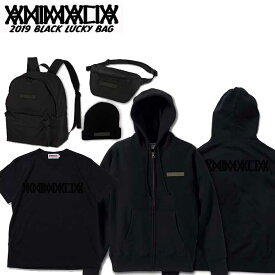 XXLサイズ【20%OFF】【LUCKY BLACK BAG】ANIMALIA(アニマリア)・Zip-Up Hoodie・Tシャツ・バックパック・ボディーバッグ・ビーニーが入った超豪華セット 福袋