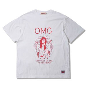 �y30%OFF�zANIMALIA �A�j�}���A 5.6 oz S/S T-Shirts - OMG - TEE (WHITE) ���� T�V���c