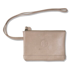 �y30%OFF�zANIMALIA(�A�j�}���A) POUCH -goat skin- �{�v(�R�r) NATURAL �����O�n���h�����U�[�|�[�` �p�X�P�[�X�|�P�b�g