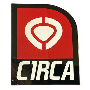 C1RCA �T�[�J 11.4×14cm LOGO STICKER �X�e�b�J�[ 1�����i �y�X�P�[�g�{�[�h/SKATEBOARD�z