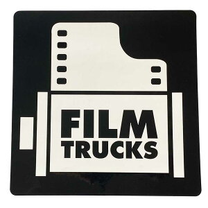 FILM TRUCKS tBgbNX 20×20cm LOGO STICKER XebJ[ 1i yXP[g{[h/SKATEBOARDz