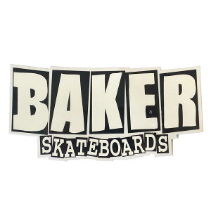 BAKER �x�C�J�[ �x�[�J�[ 21.5×10.5cm BAKER LOGO STICKER �X�e�b�J�[ 1�����i�y�X�P�[�g�{�[�h/�X�P�{�[/SKATEBOARD�z