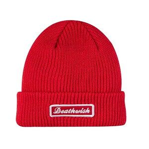 �y30%OFF�zDEATHWISH(�f�X�E�B�b�V��) ROCKIES CUFF BEANIE (RED) �r�[�j�[ �j�b�g�X �L���b�v�y�X�P�[�g�{�[�h/�X�P�{�[/SKATEBOARD�z