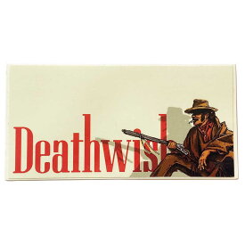 DEATH WISH(デスウィッシュ) 15×7.5cm DICKSON OUTLAW STICKER ステッカー【スケートボード/スケボー/SKATEBOARD】