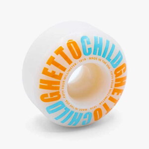 54mm 101a�y�󂠂�Z�[��30%OFF�zGHETTO CHILD �Q�g�D�[�`���C���h CLASSIC LOGO WHEEL (WHITE) �E�B�[�� �y�X�P�[�g�{�[�h/�X�P�{�[/SKATEBOARD�z