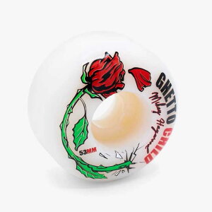 53mm 101a�y�󂠂�Z�[��30%OFF�zGHETTO CHILD �Q�g�D�[�`���C���h Concrete Rose WHEEL (WHITE) Mikey Haywood�v�����f�� �E�B�[�� �y�X�P�[�g�{�[�h/�X�P�{�[/SKATEBOARD�z