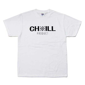 CHxILL PRODUCT(チルプロダクト) LOGO S/S T-SHIRTS (WHITE) ヘビーウェイトTシャツ TS TEE