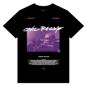 【40％OFF】CIVIL REGIME シビル・レジーム (BLACK) ETERNAL OBLIVION TS T-SHIRTS Tシャツ