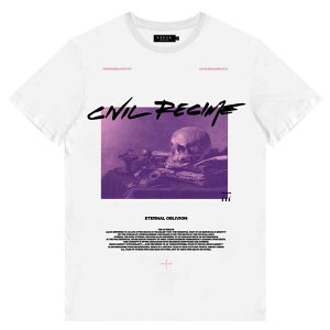 �y40��OFF�zCIVIL REGIME �V�r���E���W�[�� (WHITE) ETERNAL OBLIVION TS T-SHIRTS T�V���c