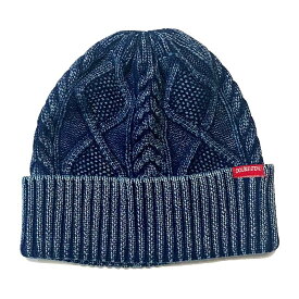 【30%OFF】DOUBLESTEAL ダブルスチール デニム風ビーニー (INDIGO) BEANIE ニット帽