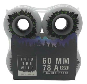 60mm 78a INTO THE WILD SKATEBOARDSiGLOW IN THE DARK ~jN[U[ tB}[p SOFT WHEEL \tgEB[ yXP[g{[h/XP{[/SKATEBOARDz