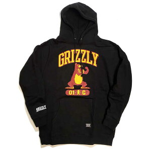 GRIZZLY �O���Y���[ PUT Em UP HOODIE (BLACK) �v���I�[�o�[�p�[�J�[