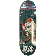 9.75 【10%OFF】HEROIN ヘロイン NAIL GUN GARY DECK デッキ 板【スケートボード/スケボー/SKATEBOARD】