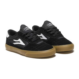 【KIDS/キッズ/レディース】LAKAI ラカイ CAMBRIDGE KIDS (BLACK GUM SUEDE) スニーカー シューズ