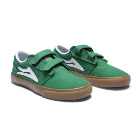 【KIDS/キッズ/レディース】LAKAI ラカイ GRIFFIN KIDS (GREEN GUM CANVAS) スニーカー シューズ