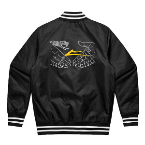 �y30%OFF�z�yM/XL�zDOOM SAYERS(�h�D�[���Z�C���[�Y) × LAKAI(���J�C) BOMBER JACKET (BLACK) �W���P�b�g �A�E�^�[