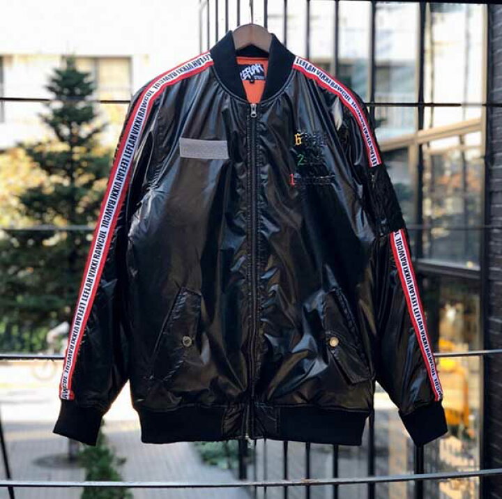 楽天市場】Mサイズ【30%OFF】LEFLAH レフラー 袖ライン MA-1 