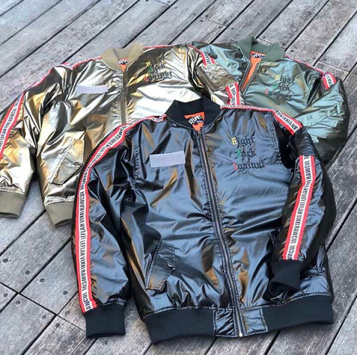楽天市場】Mサイズ【30%OFF】LEFLAH レフラー 袖ライン MA-1 