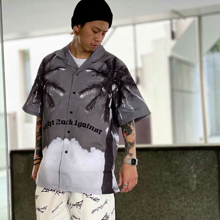 楽天市場】【30%OFF】LEFLAH レフラー palm gate aloha shirt (BLACK 
