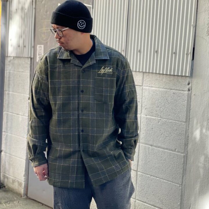 楽天市場】Mサイズ【30％OFF】LEFLAH(レフラー) over check wool 