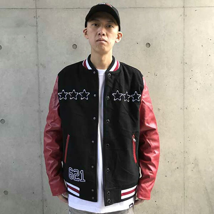 楽天市場】【40%OFF】LEFLAH レフラー レザースタジアムジャケット 