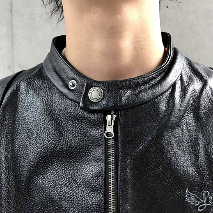 楽天市場】Lサイズ【40%OFF】LEFLAH(レフラー) リアルレザーライダース 