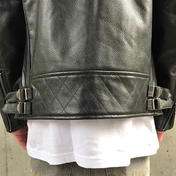 楽天市場】Lサイズ【40%OFF】LEFLAH(レフラー) リアルレザーライダース 