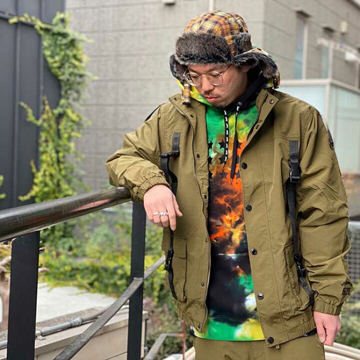 LEFLAH レフラー 総柄 しみ渡る スイングトップ ジャケット L サイズ 