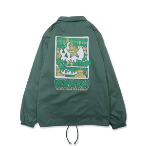 �y20%OFF�zTOY MACHINE x MAGICAL MOSH MISFITS �}�W�J�����b�V���~�X�t�B�b�c MxMxM MAGICAL MOSH TOY MACHINE COACH JKT (GREEN) �i�C�����R�[�`�W���P�b�g