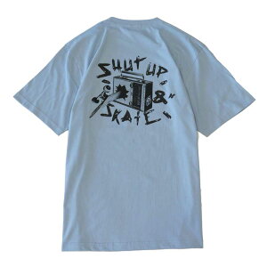 �y25��OFF�zVHSMAG x MAGICAL MOSH MISFITS �}�W�J�����b�V���~�X�t�B�b�c MxMxM SHUT UP & SKATE TEE (LIGHT BLUE) ���� T�V���c T-SHIRTS TS