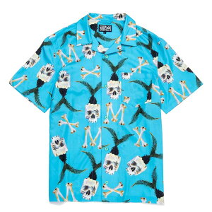 �y25%OFF�zMAGICAL MOSH MISFITS �}�W�J�����b�V���~�X�t�B�b�c MxMxM SOTETSU SKULL SHIRTS (BLUE) �����V���c