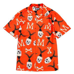 �y25%OFF�zMAGICAL MOSH MISFITS �}�W�J�����b�V���~�X�t�B�b�c MxMxM SOTETSU SKULL SHIRTS (ORANGE) �����V���c