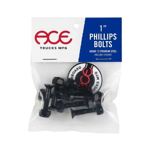 ACE TRUCKS(G[X) 1 Phillips(+) Bolts Bis Nut rX ibg {g yXP[g{[h/SKATEBOARDz