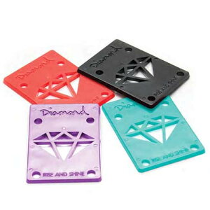 Diamond Supply Co. �_�C�������h�T�v���C 1/8inch 2���Z�b�g RISE AND SHINE RISER PADS ���C�U�[�p�b�h�y�X�P�[�g�{�[�h/�X�P�{�[/SKATEBOARD�z