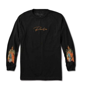 Mサイズ【30％OFF】PRIMITIVE プリミティブ VOYAGER L/S TEE (BLACK) ロンT ロンティー T-SHIRTS TEE TS Tシャツ 長袖