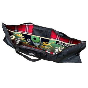 SKATE SAUCE �X�P�[�g�\�[�X �A�b�v�O���[�h�o�[�W���� Protect Ya Deck SUPER PREMIUM Bag (BLACK) �g�у��C���o�b�O �X�P�[�g�{�[�h��p�P�[�X�y�X�P�[�g�{�[�h/SKATEBOARD�z