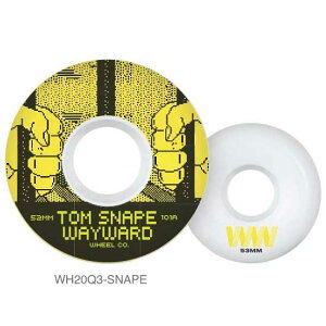 52mm 101a WAYWARD WHEEL �E�F�C���[�h �E�B�[�� TOM SNAPE (CLASSIC SHAPE) WHEEL �E�B�[�� �y�X�P�[�g�{�[�h/�X�P�{�[/SKATEBOARD�z