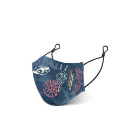 【30%OFF】PRIMITIVE(プリミティブ) PEACE FACE MASK (BLUE TIE-DYE) フェイスマスク